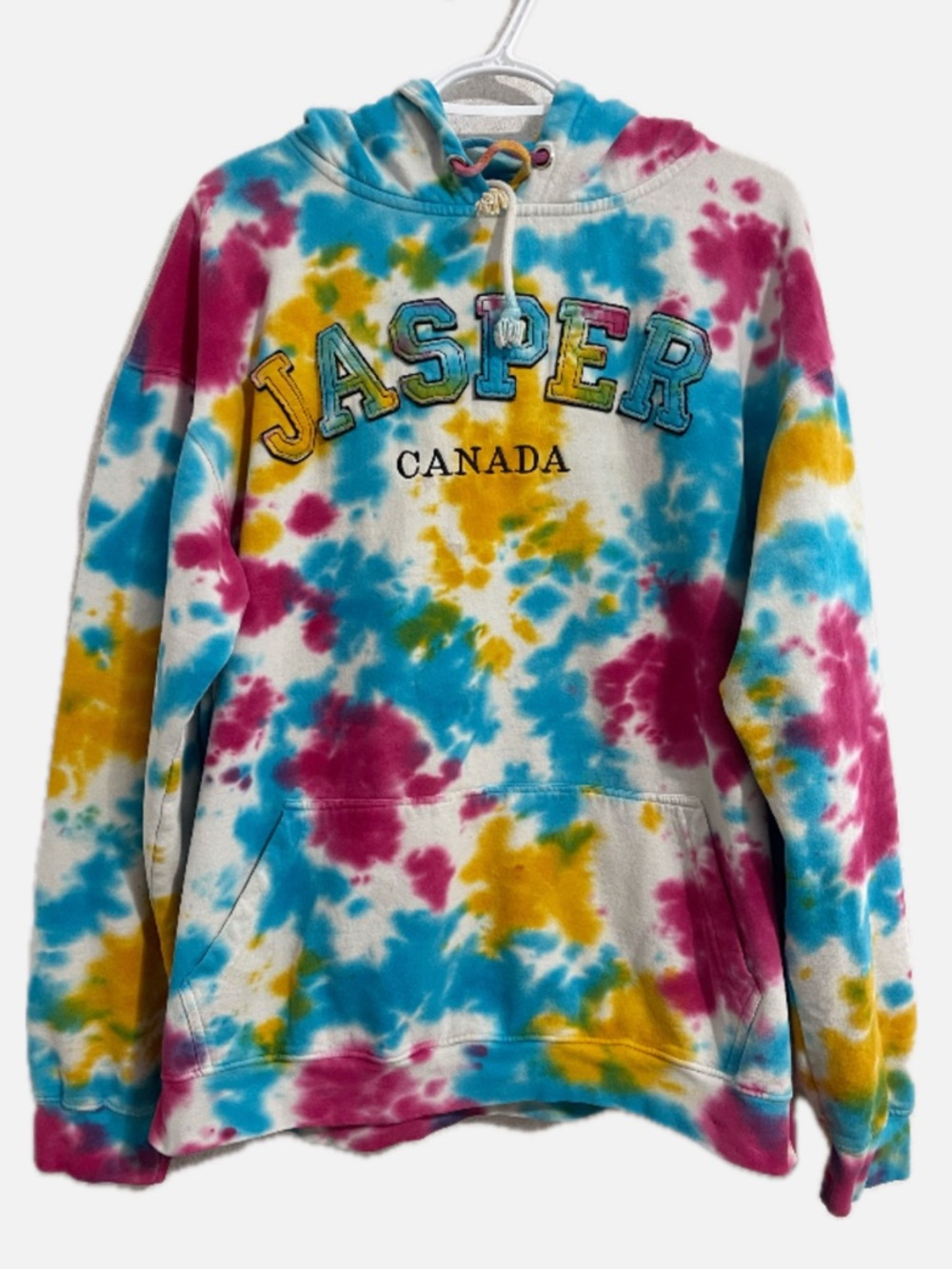 Jasper Canada Tie-Dye Hoodie - Blue, Pink, Yellow